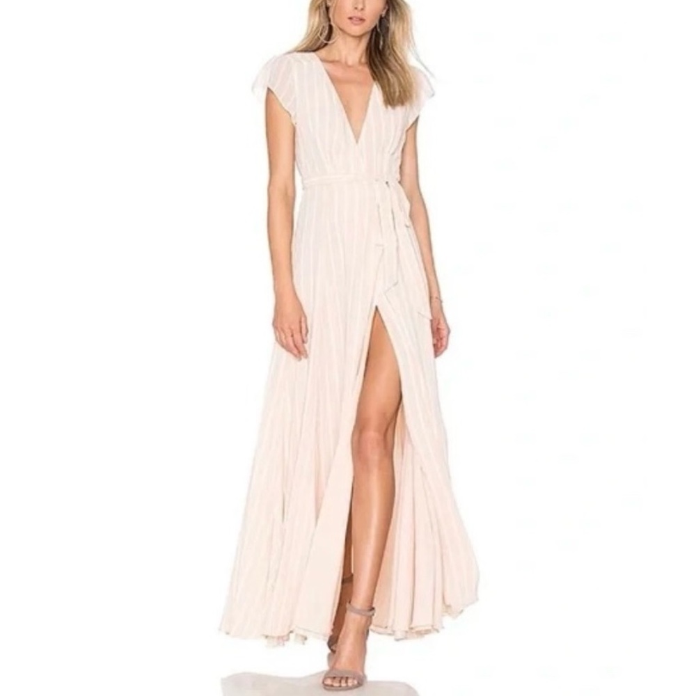 Sid Wrap Dress in Stripe